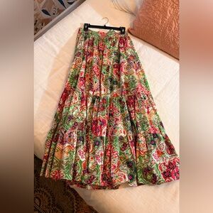 Cleobella Vibrant Paisley Maxi Skirt